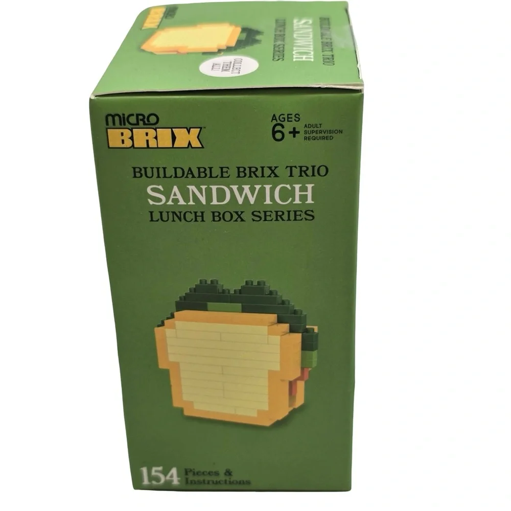 Micro Brix Sandwich Lunch Box Series 154pc Brick Set‎